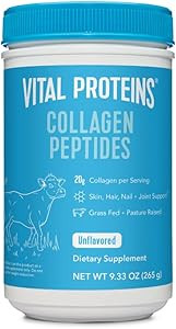 Vital Proteins Collagen Peptides Powder, Promotes Hair, Nail, Skin, Bone and Joint Health, Unflav... | Amazon (US)
