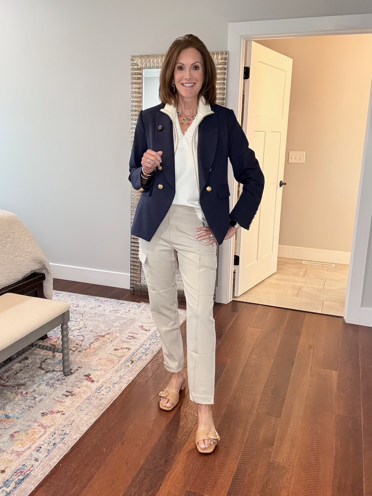 These wardrobe staples come in regular, petite, and tall—so everyone gets the perfect fit! ✨ Wearing cargo pants (8), navy straight-leg (6, size down), lightweight pants (8 tall), and medium tall blazer

Regular petite tall sizes, size-inclusive fashion, versatile wardrobe, trendy pants, flattering fit, LTK finds, must-have staples, effortless style

#LTKOver40 #LTKStyleTip #LTKSeasonal