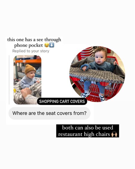 Baby shopping cart covers 

#LTKunder50 #LTKbaby