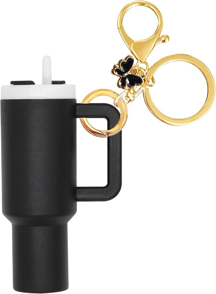Mini Cup Keychain, Stanley Cup Accessories, School Bag Key Ring Handbag Backpack Charm Lip Balm K... | Amazon (US)