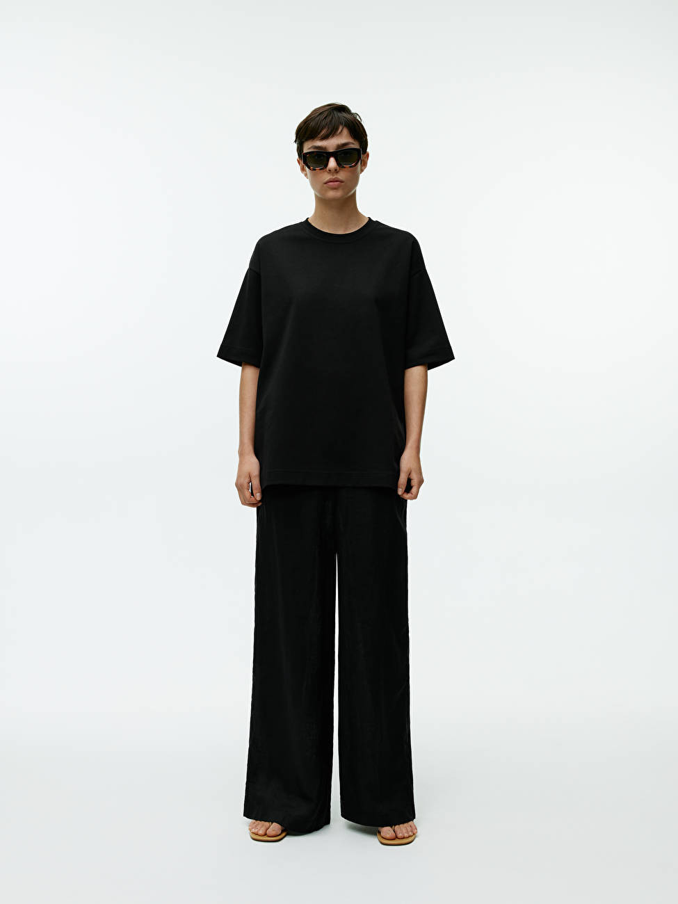 Wide Linen Trousers | ARKET (US&UK)