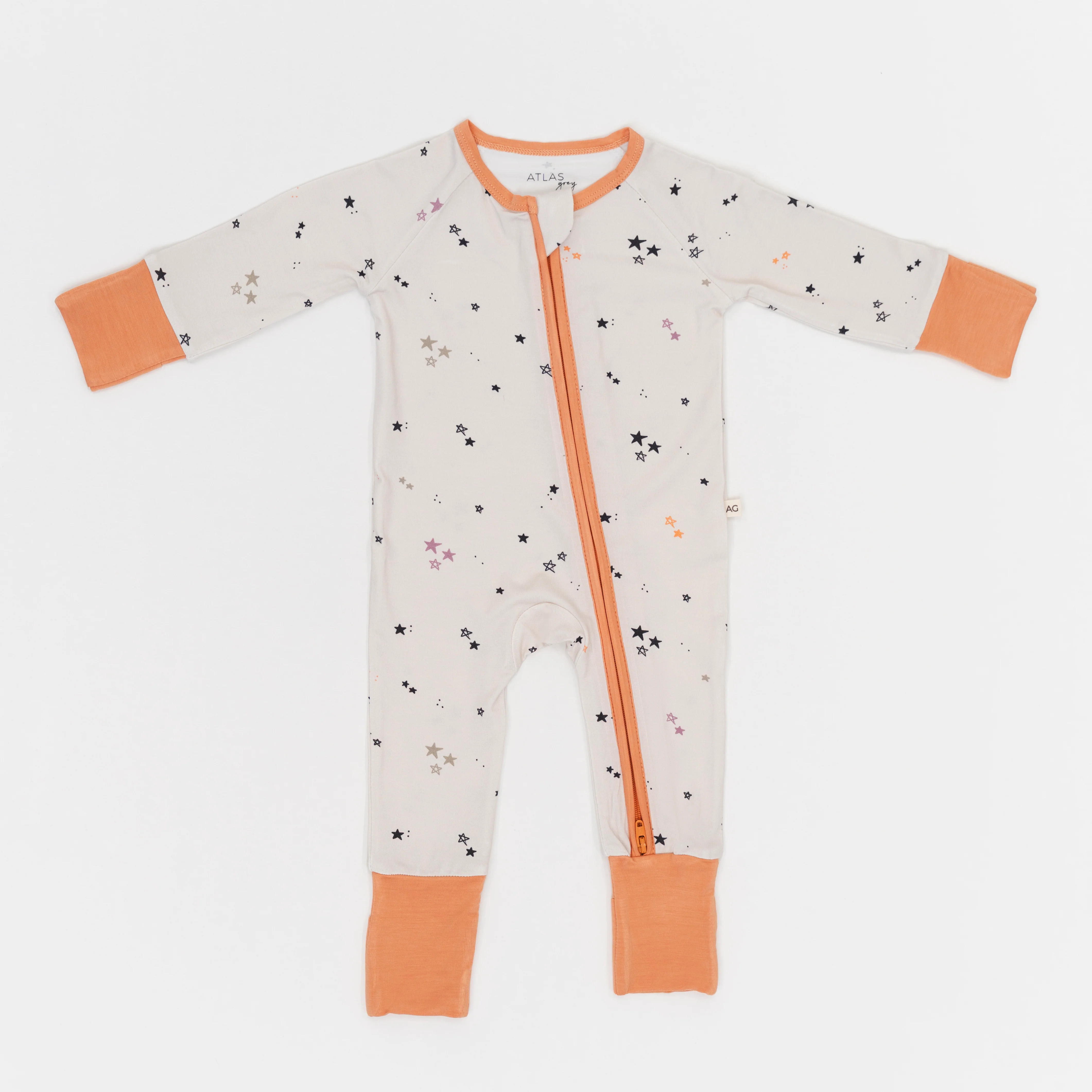 Spooky Stardust Bamboo Pajamas | Atlas Grey