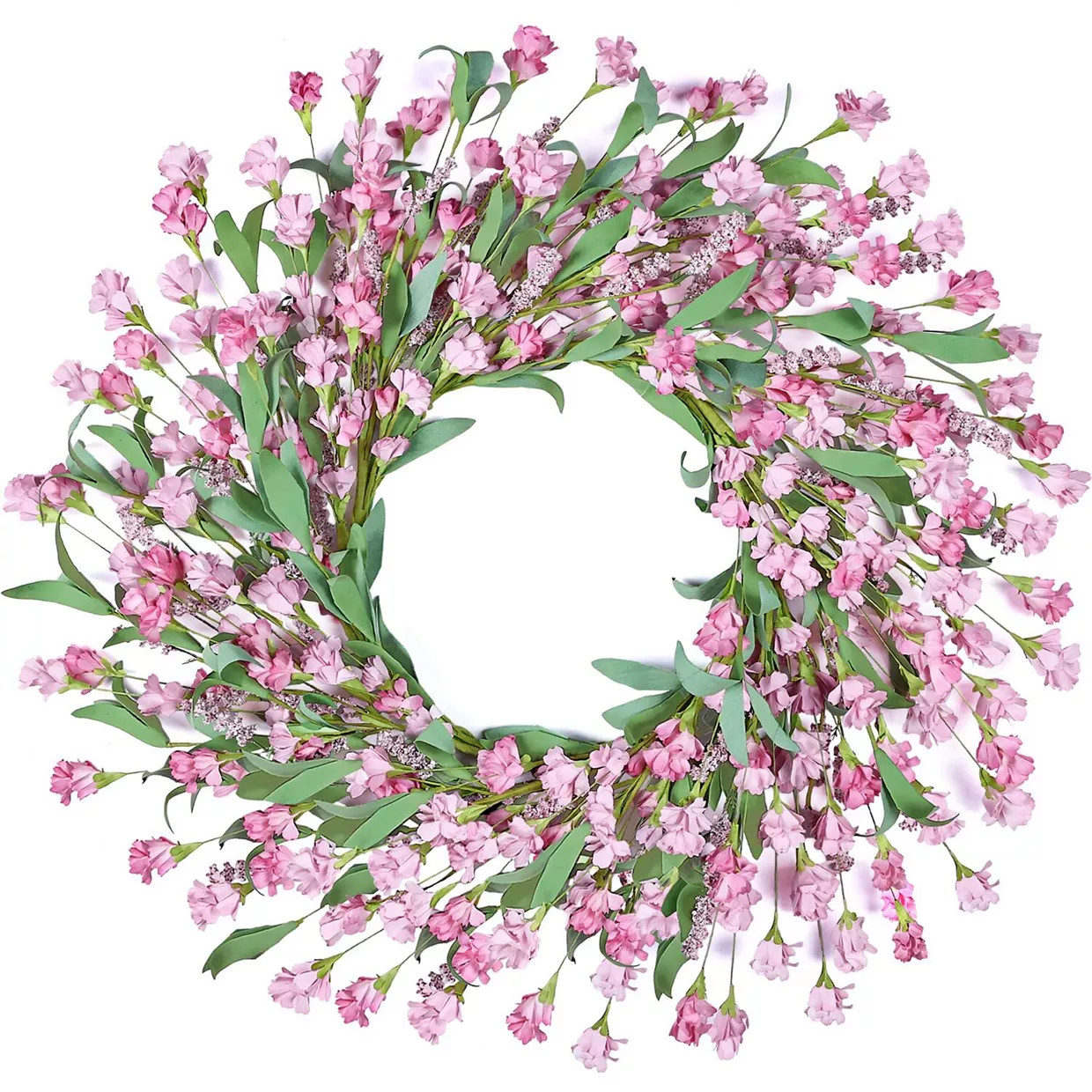 24" Spring Summer Paper Flower Wreath All Seasons Home Decor | Kohl's