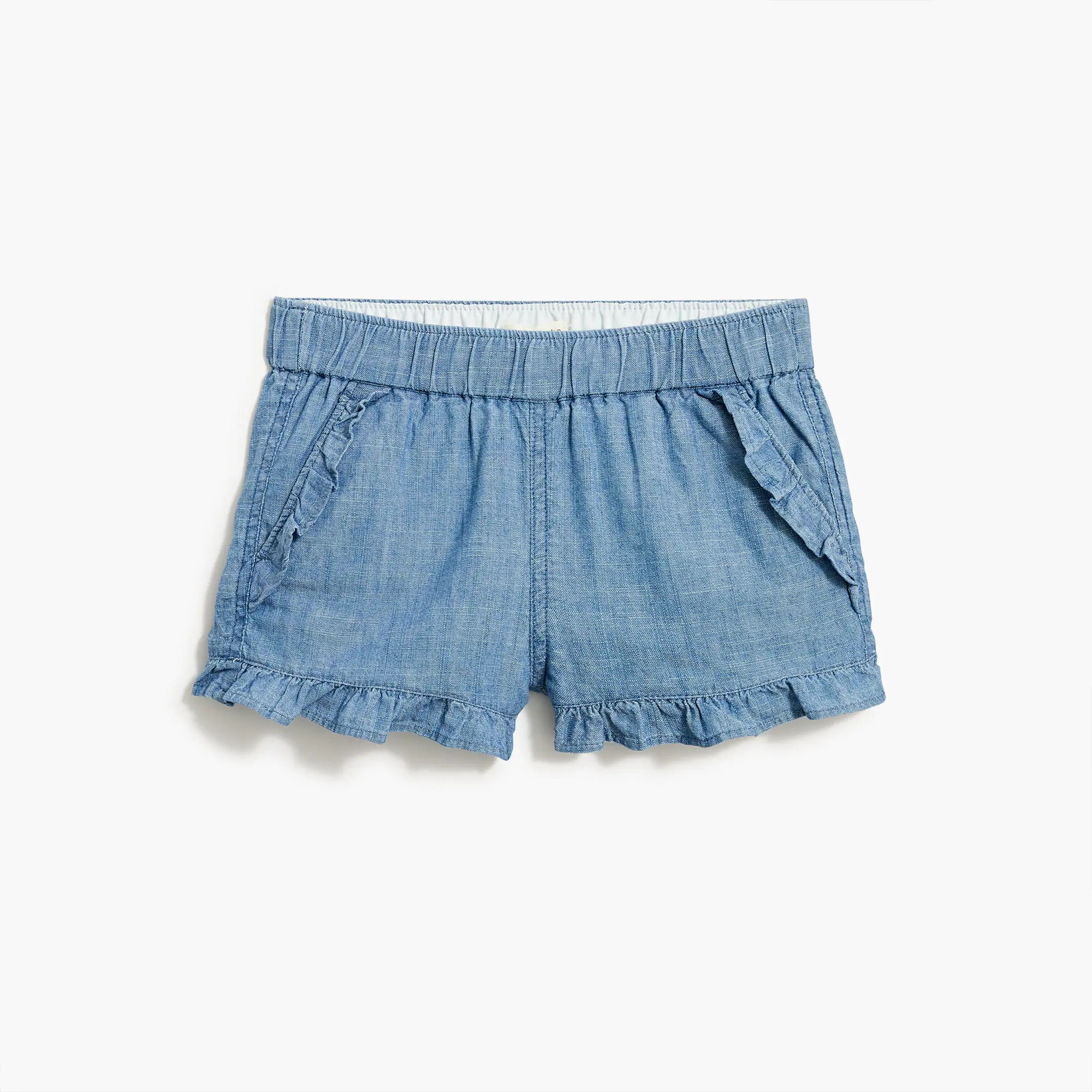 Girls' short with ruffle trim | J.Crew Factory