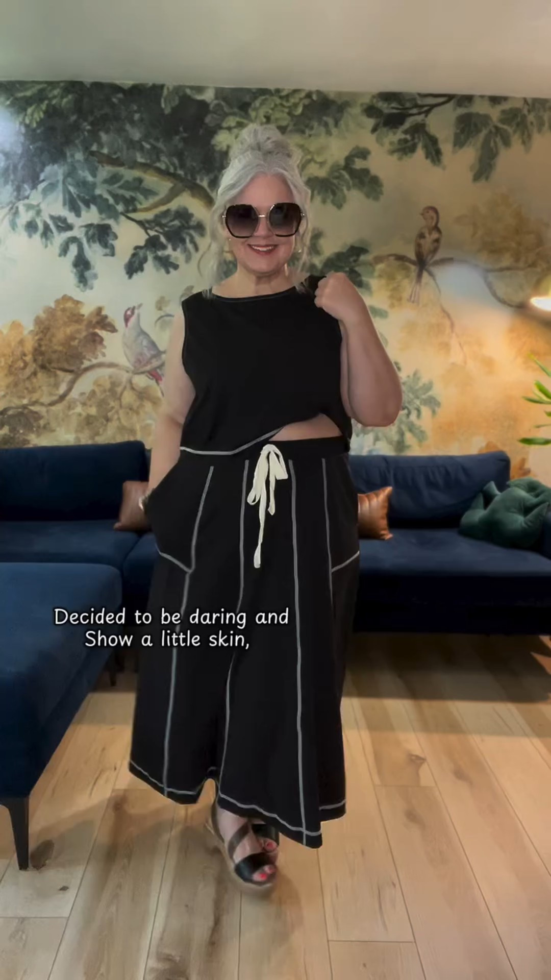 Ok the black color in this set is my favorite yet!!! Wearing Xl in the set.  @TanmingFashion #over50fashion #over50style #midsizefashion #OOTD #fashion

#LTKOver40 #LTKMidsize #LTKWorkwear