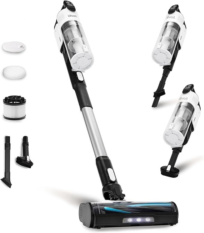 LEVOIT Cordless Vacuum Cleaner, Stick Vac with Tangle-Resistant Design, Up to 50 Minutes, Powerfu... | Amazon (US)
