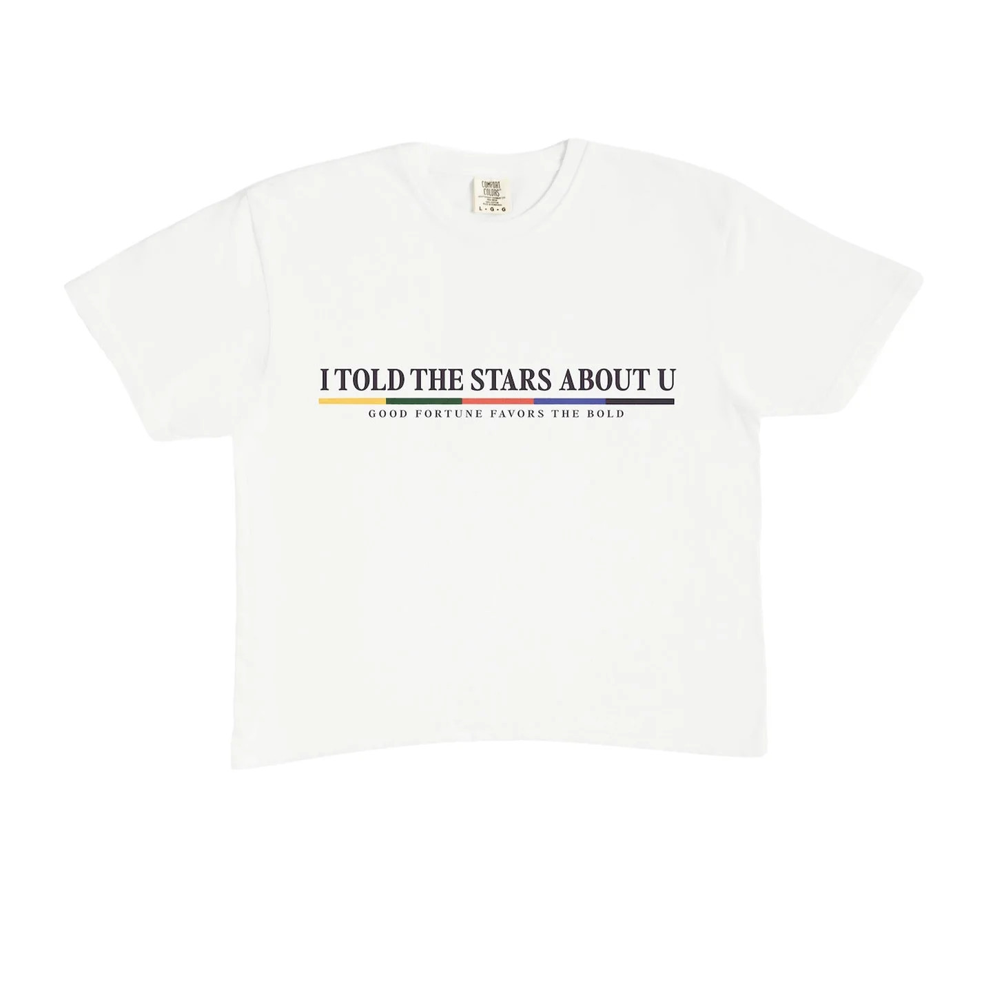 I Told The Stars About U Cropped Boxy Tee | Shop Kristin Jones