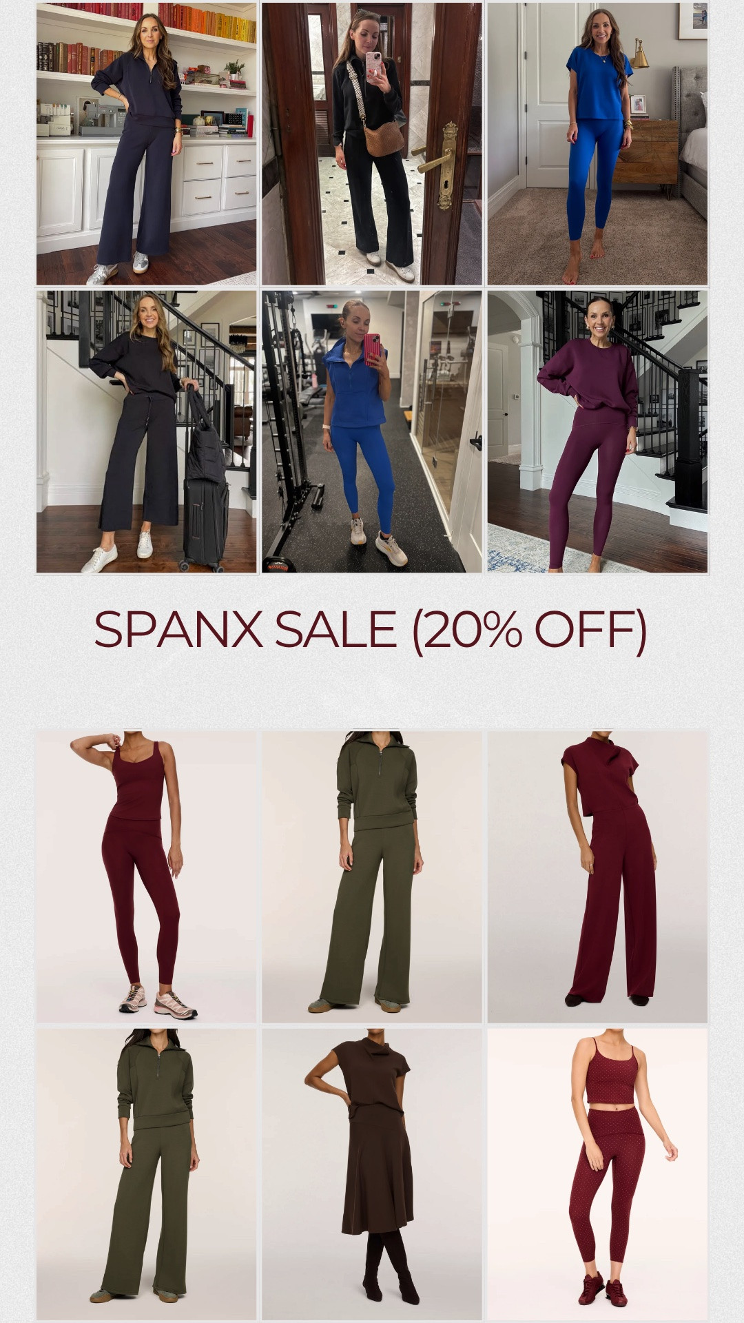 @Spanx sale! Shop from the LTK app and get 20% off! You all know my love of Air Essentials and Booty Boost leggings! They are adding new styles and colors all the time, perfect time to shop!

#LTKSaleAlert