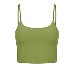 Women's Padded Sports Bra Fitness Workout Running Shirt Yoga Vest | Amazon (US)