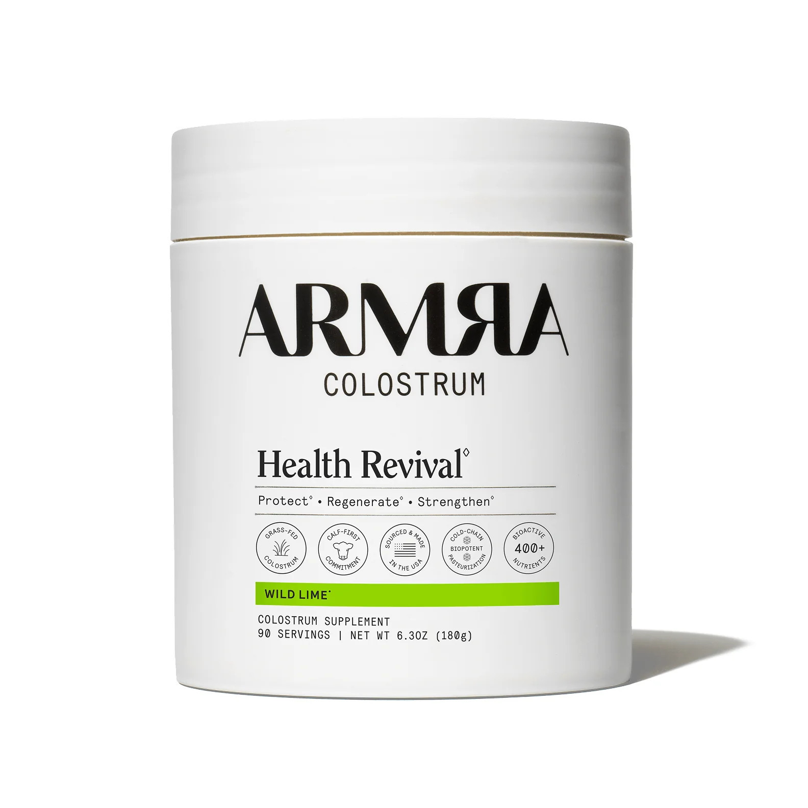 ARMRA Colostrum Wild Lime Jar | ARMRA®
