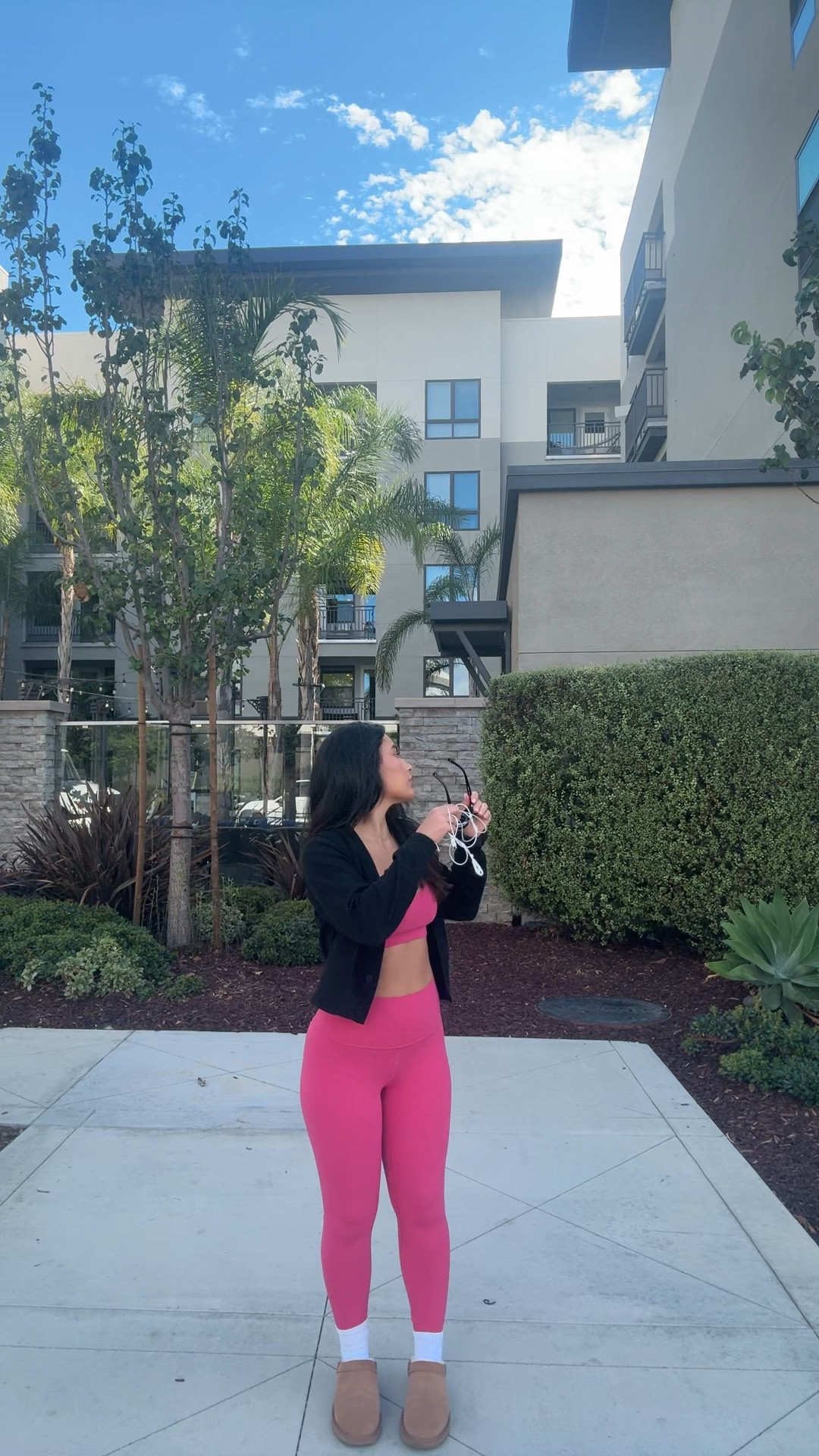 size 8 in top size 4 25” in bottoms! 
cardigan from target  