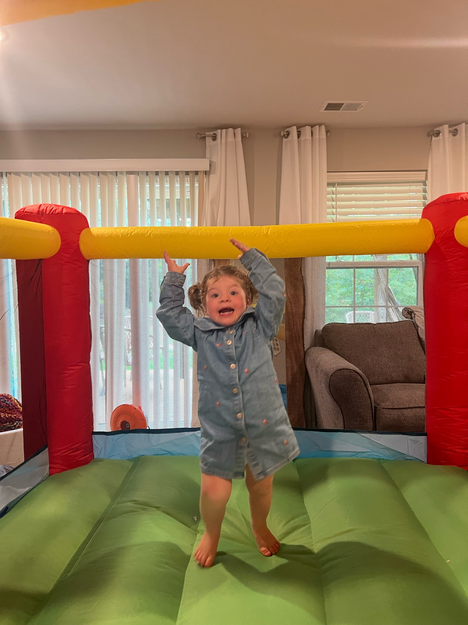 I promise you, not every toy needs to be aesthetically pleasing 

This bounce house fits right in the house and makes every rainy or cold day 100X better 

Save for your holiday gift guide 



#LTKGiftGuide #LTKkids #LTKHoliday