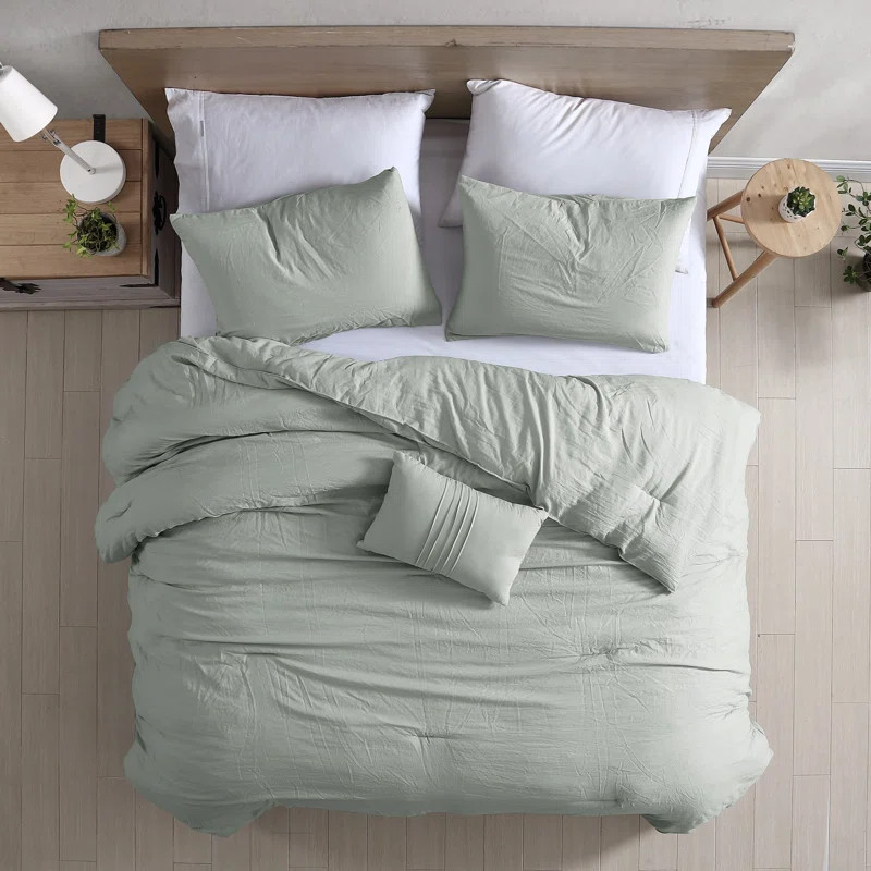 Modern Threads - Beck Comforter Set - Down Alternative Brushed Microfiber - Elegant All Season Be... | Wayfair North America