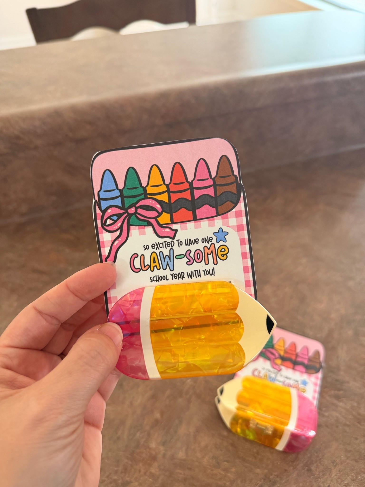 Affordable and easy back to school teacher gift idea using super cute pencil hair claw clips

#LTKHome #LTKKids #LTKmomlife
