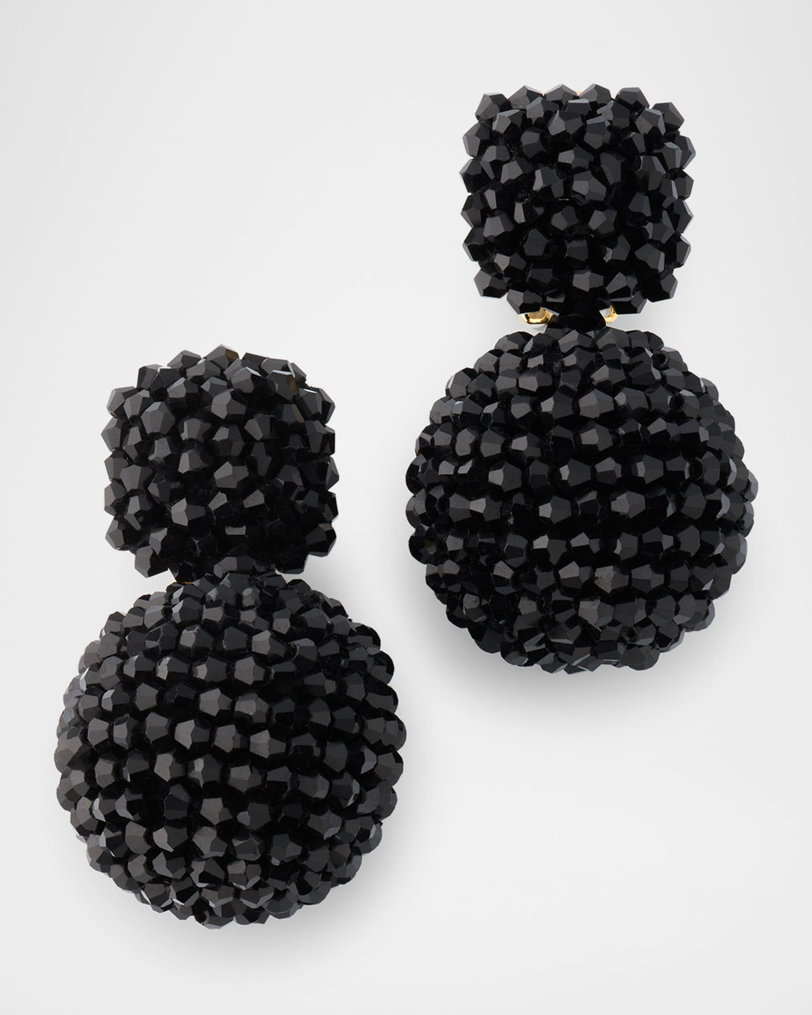 Round Beaded Drop Earrings | Neiman Marcus