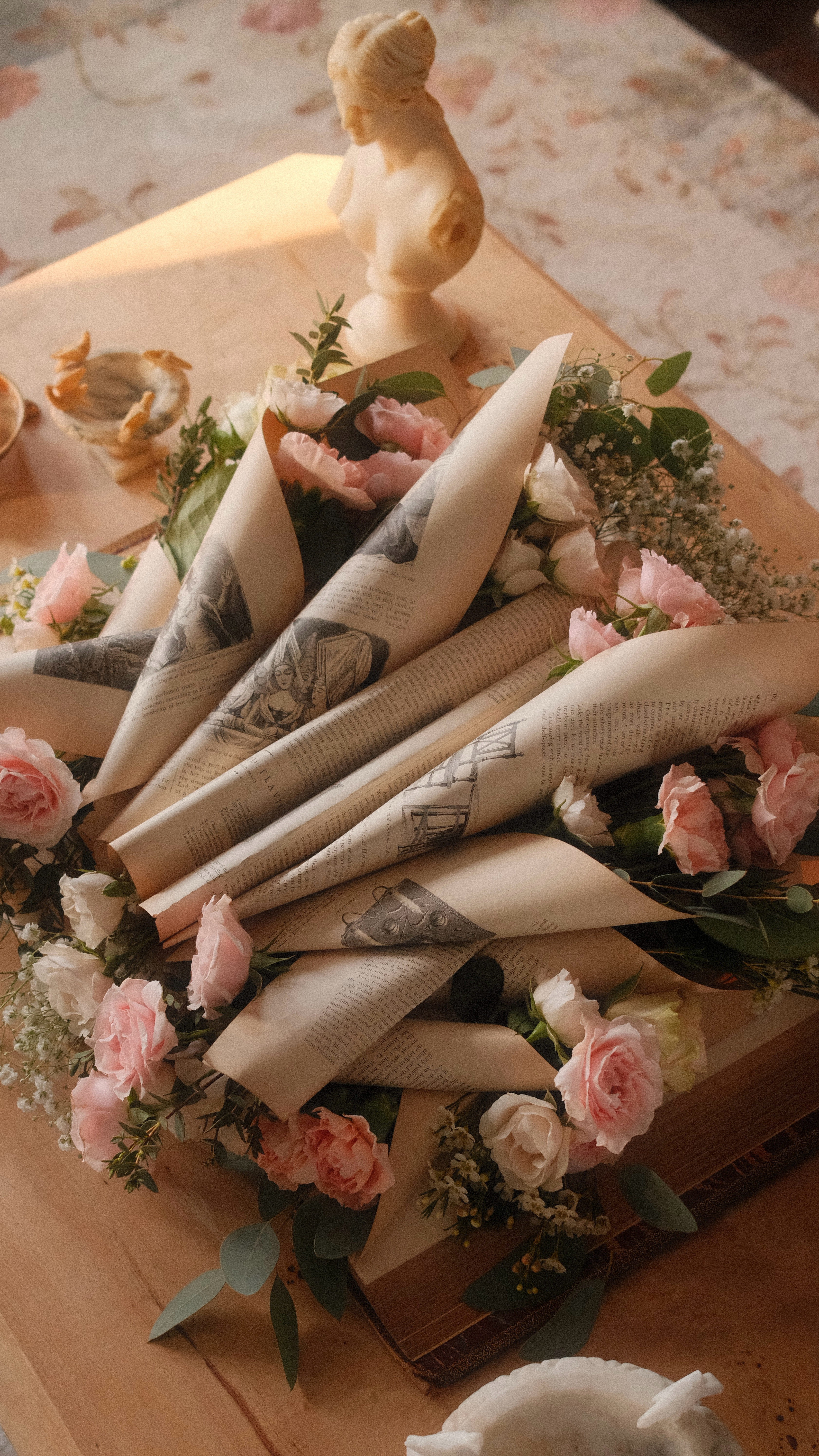I tried this floral book centerpiece DIY I saw on TikTok with fresh flowers from Trader Joe’s!  I’m obsessed with how it turned out!  I linked my amazing battery powered hot glue gun and my super cute blue spring floral patterned tablecloth!  #springdecor #springwedding #weddingideas #flowers #diyideas 

#LTKHome #LTKWedding #LTKSeasonal