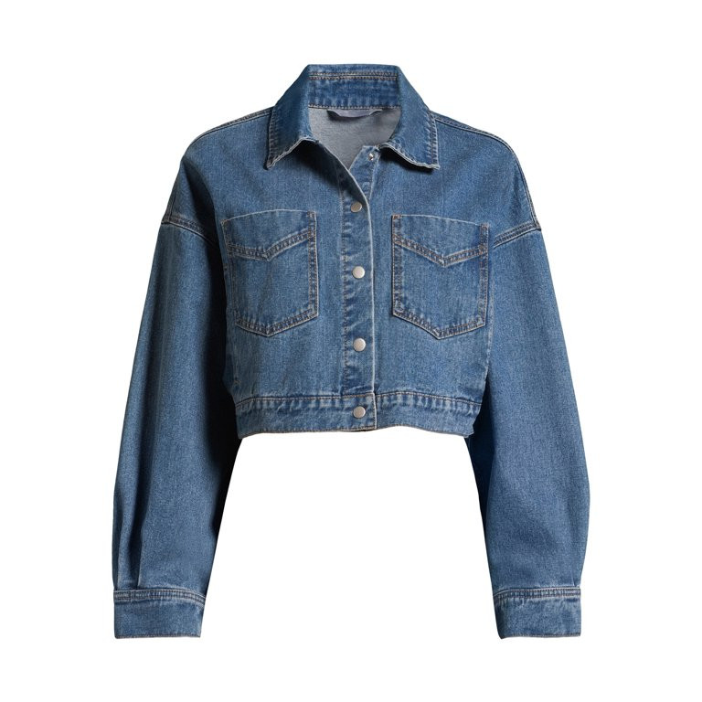 No Boundaries Denim Jacket | Walmart (US)