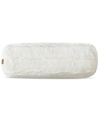 UGG® Valor Carved Faux-Fur Decorative Pillow, 8 | Macy's