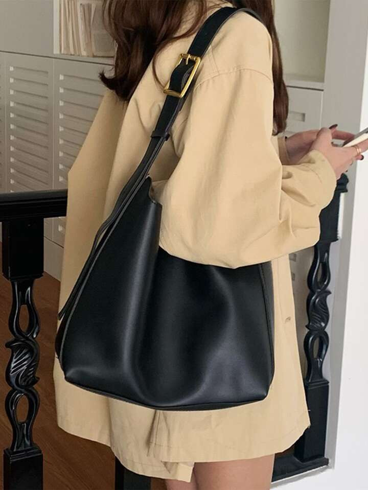 Buckle Decor Hobo Bag | SHEIN