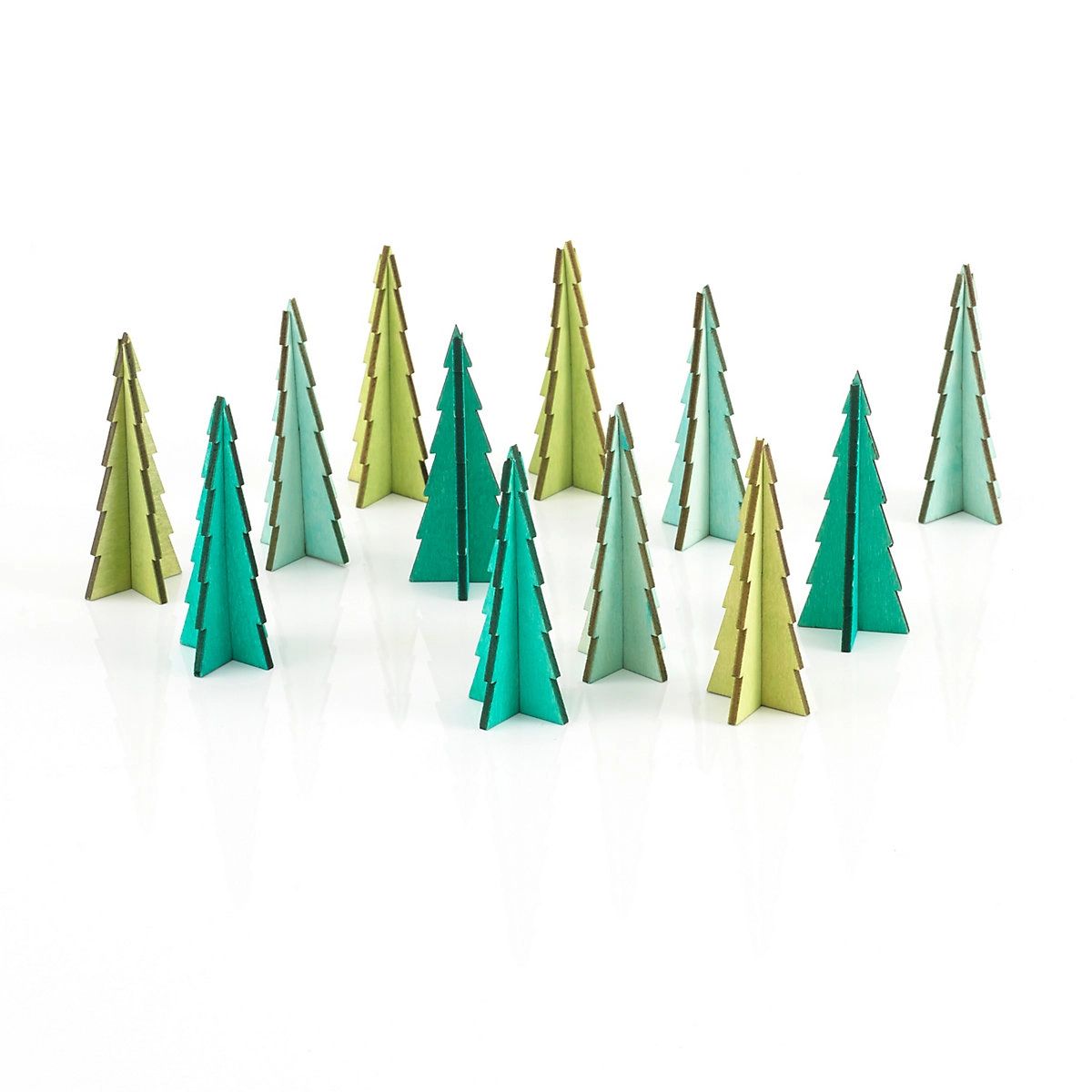 Tannenbaum Assorted Green Trees | Annie Selke