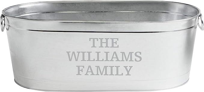 Let's Make Memories Personalized Beverage Tub - Custom Beverage Tub - Customize with Family Name ... | Amazon (US)