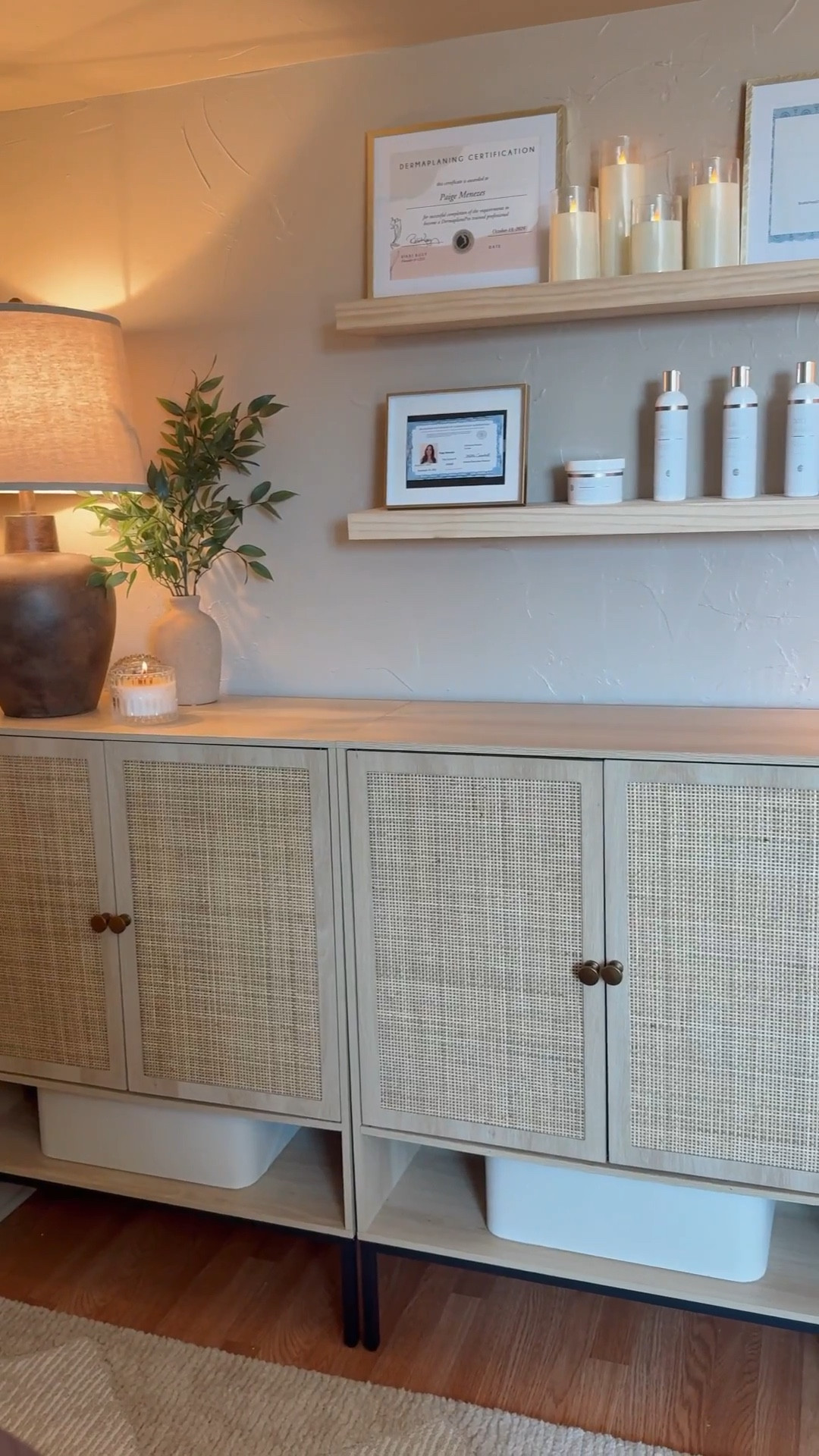 Vibes. Pushed these three cabinets together to make one cohesive beautiful cabinet  

#LTKHome