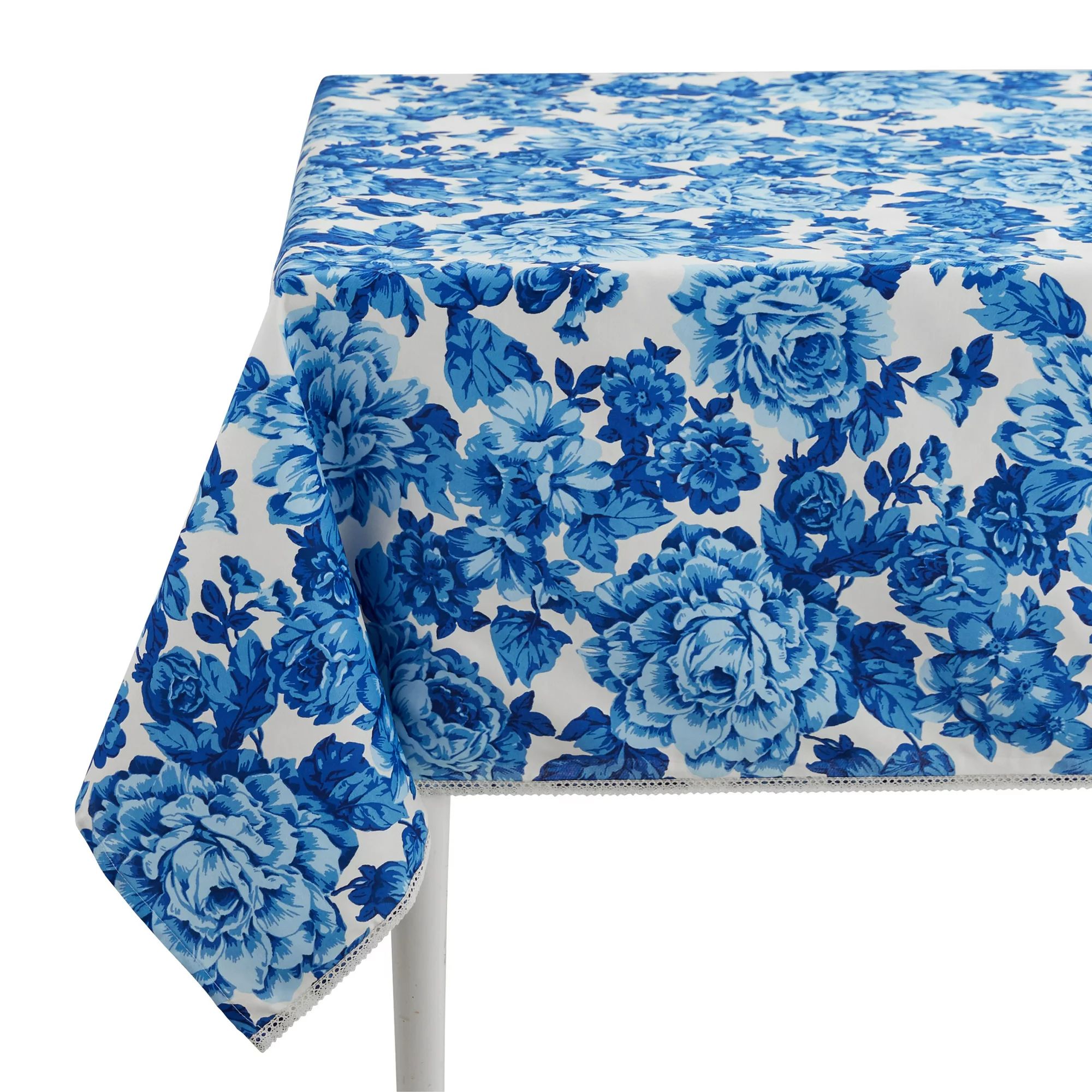 The Pioneer Woman Heritage Floral Fabric Tablecloth, 60"W x 102"L, Available in Multiple Sizes | Walmart (US)