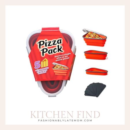 Pizza storage! 
Fashionablylatemom 
Kitchen find 
Storage find 
The perfect pizza pack 

#LTKhome