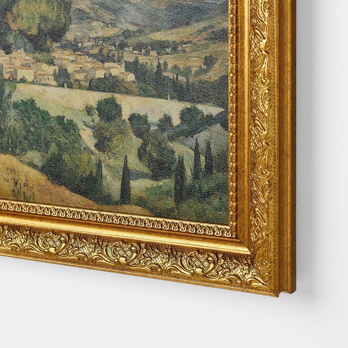 16"x14" Cezanne Inspired Landscape Framed Wall Art - Threshold\u2122 designed with Studio McGee | Target