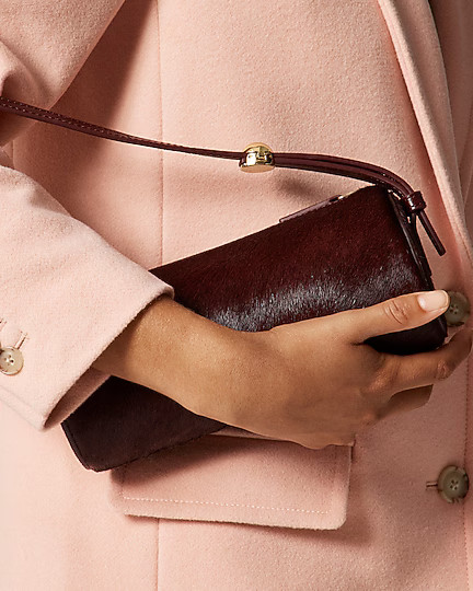 Bordeaux bag in calf hair | J. Crew US