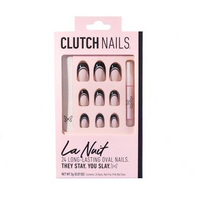 Clutch Nails Press-On Nails - La Nuit - 24ct | Target