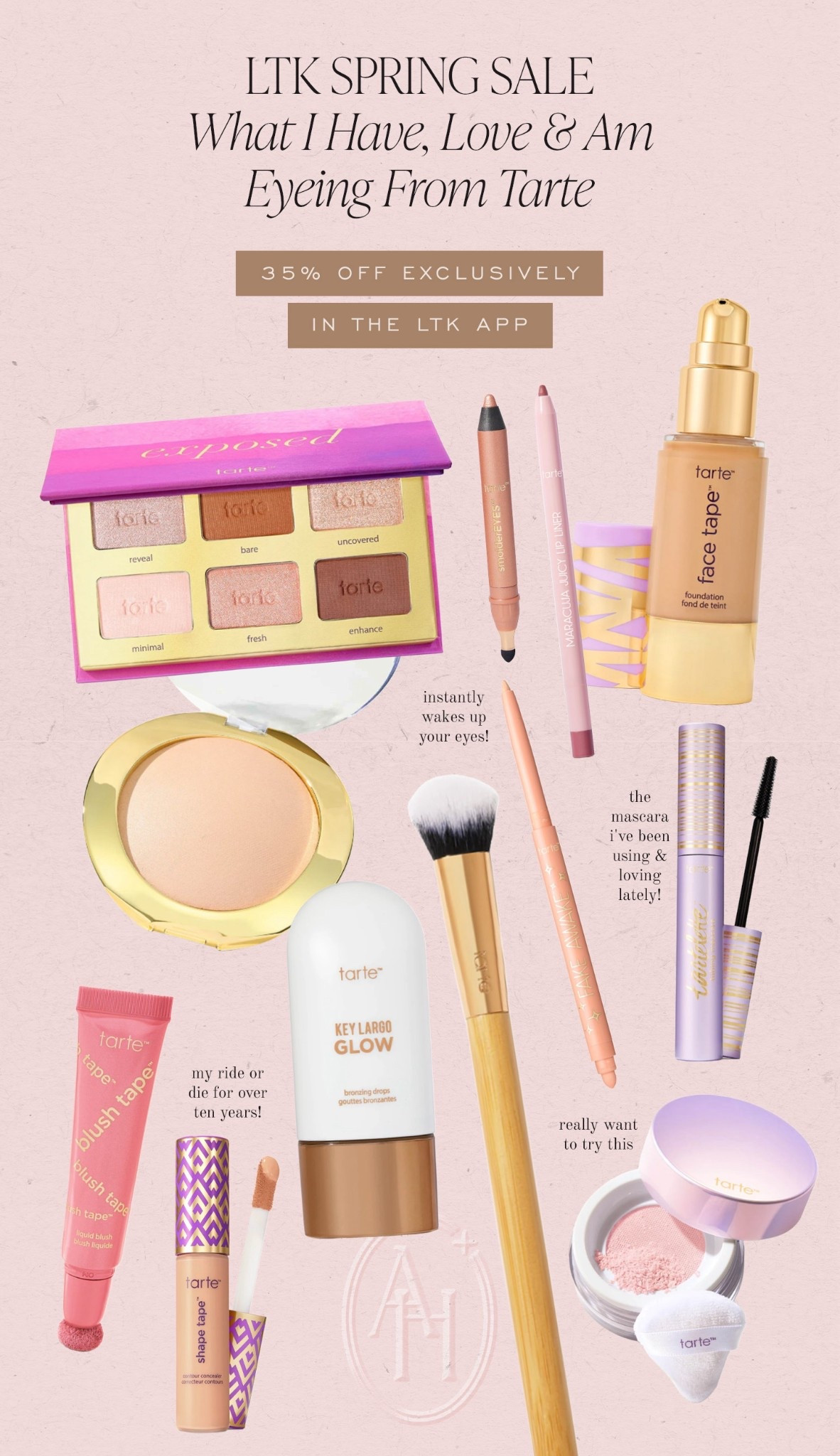 Enjoy 35% off on all Tarte products 

#LTKSaleAlert #LTKBeauty #LTKSpringSale