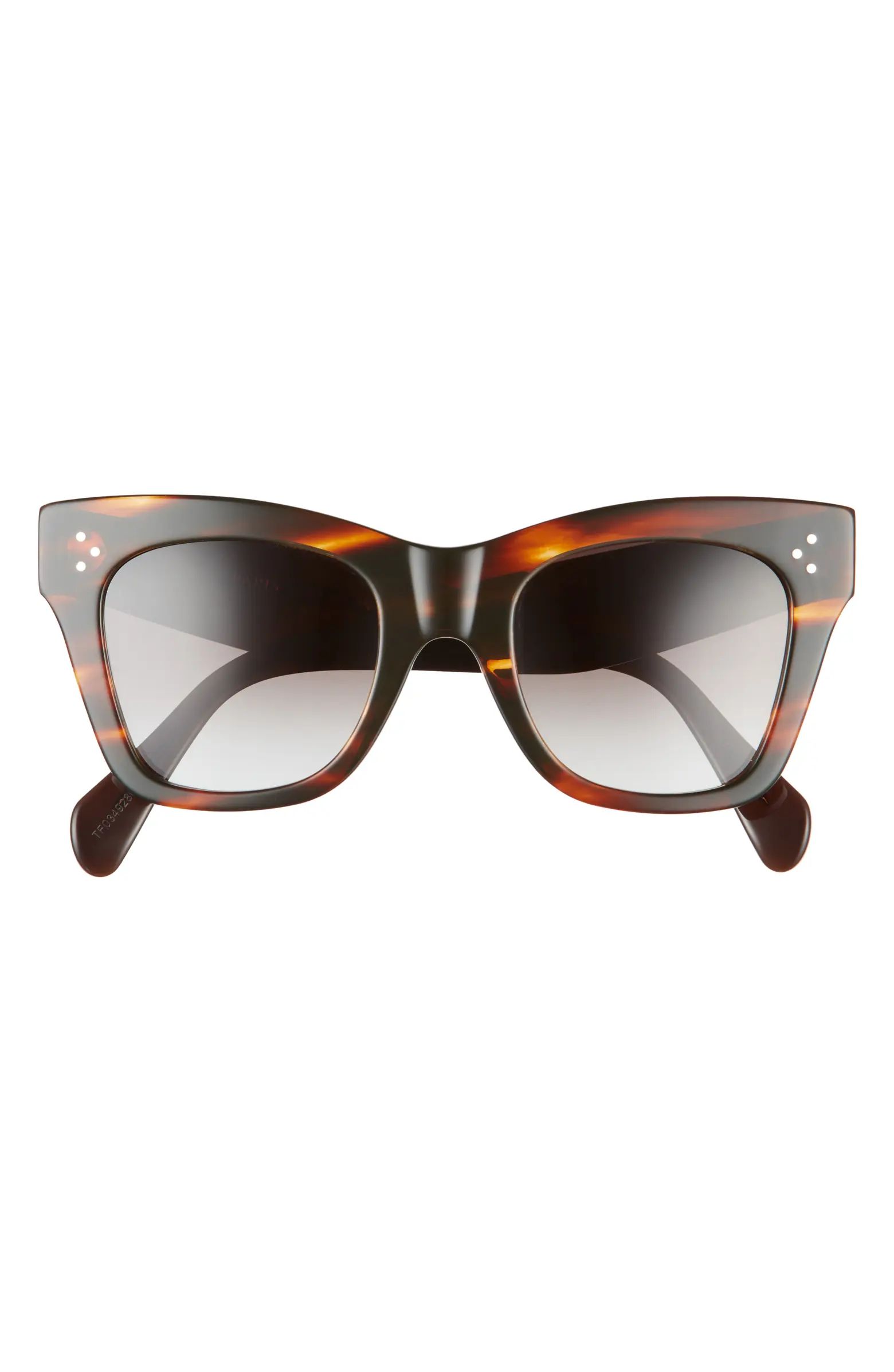CELINE 50mm Gradient Cat Eye Sunglasses | Nordstrom | Nordstrom