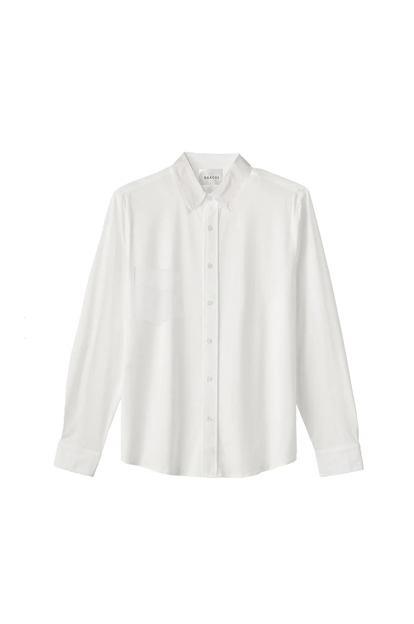 Women's oversized classic white cotton shirt Cynthia Vincent BAACAL | BAACAL Limited, LLC