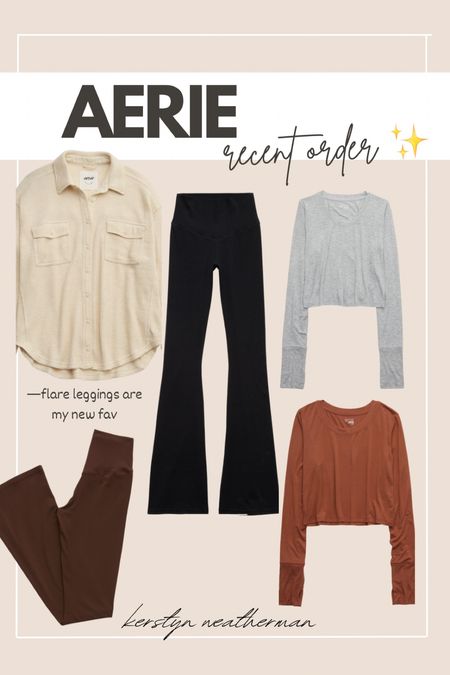 Aerie order! 
I got a XS in everything! Would be good Christmas gift ideas for a girlfriend, sister etc. 

| at leisure comfy clothing casual outfit of the days OOTD workout clothing loungewear | 

#LTKhome #LTKHoliday #LTKGiftGuide
