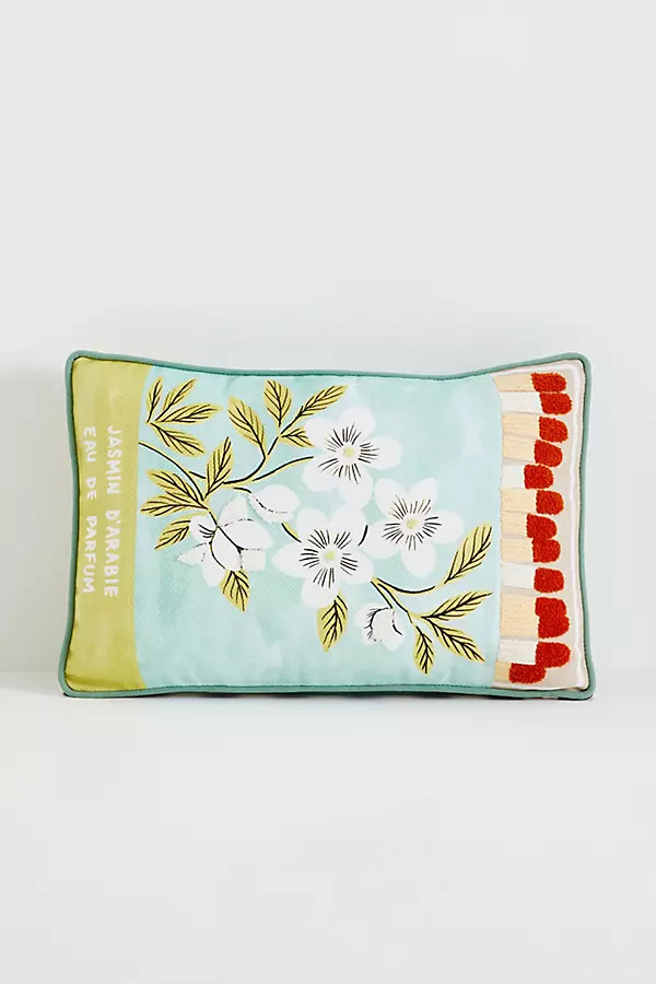 Les Fruits Cotton Embroidered  Pillow | Anthropologie (US)