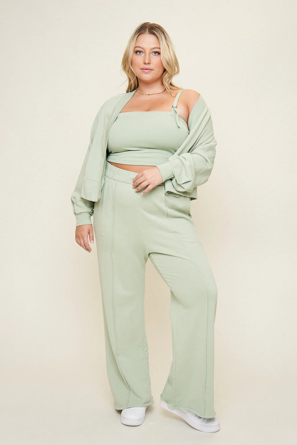 Camilla French Terry Cardigan | What Lo Wants