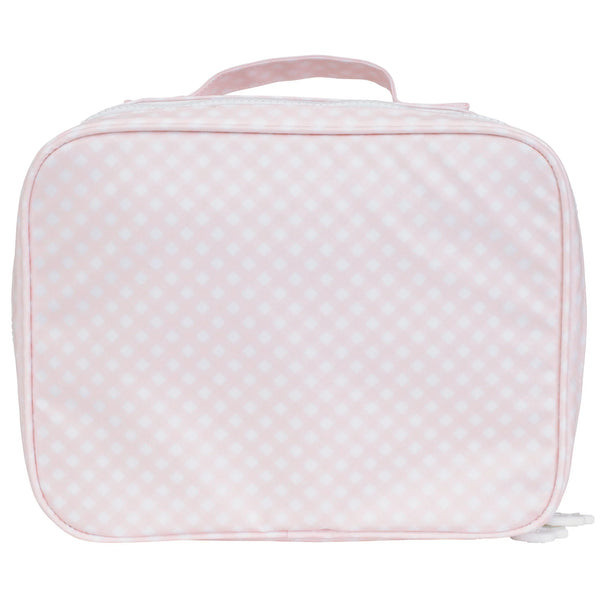 The Lunchbox Peachy Pink Gingham by Apple of My Isla | Lila and Hayes