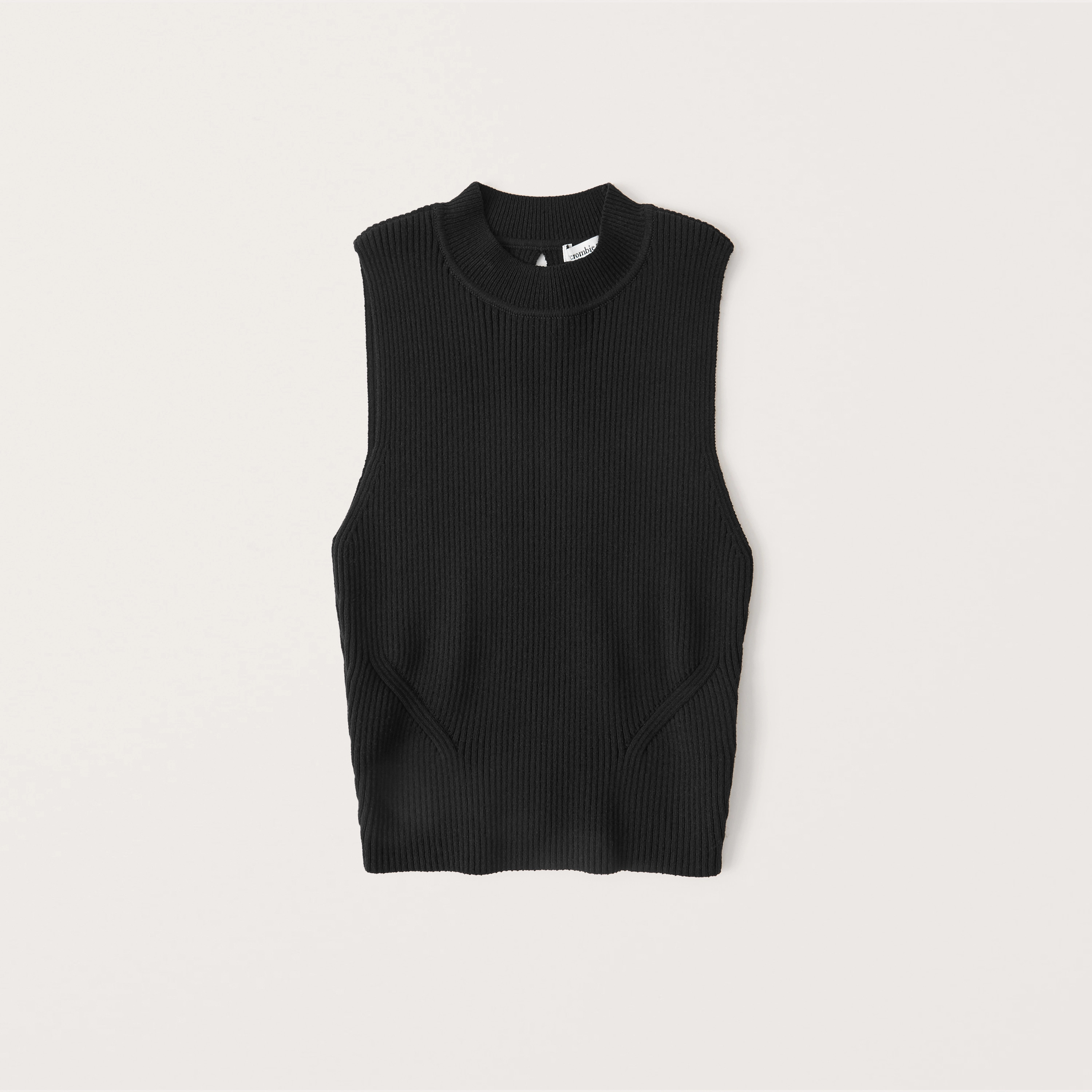 Mockneck Knit Tank | Abercrombie & Fitch (US)