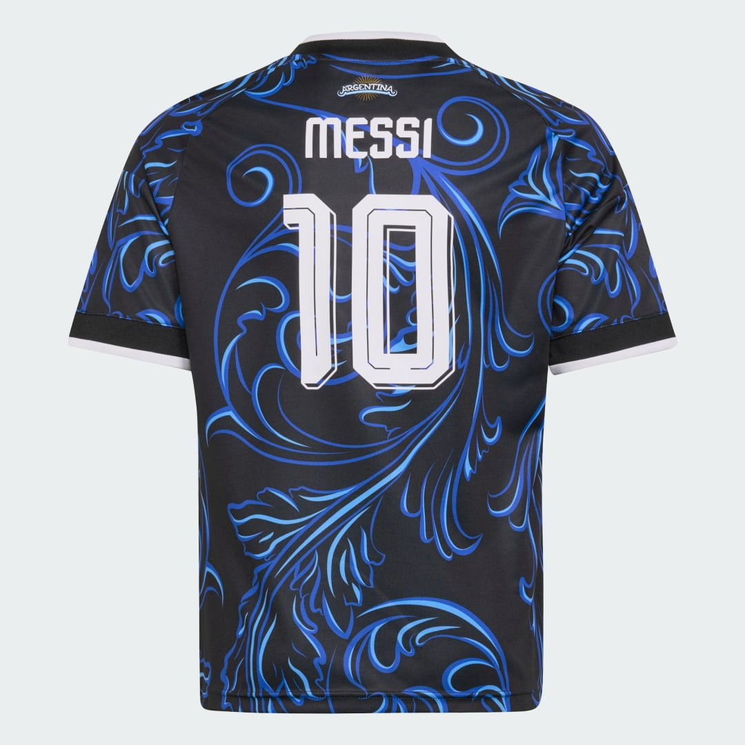 adidas Argentina 26 Away Messi Kids Jersey Black S Kids - Soccer Jerseys | adidas (US)