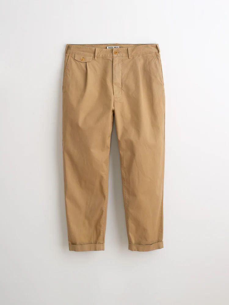 Standard Pleated Pant in Chino | Alex Mill