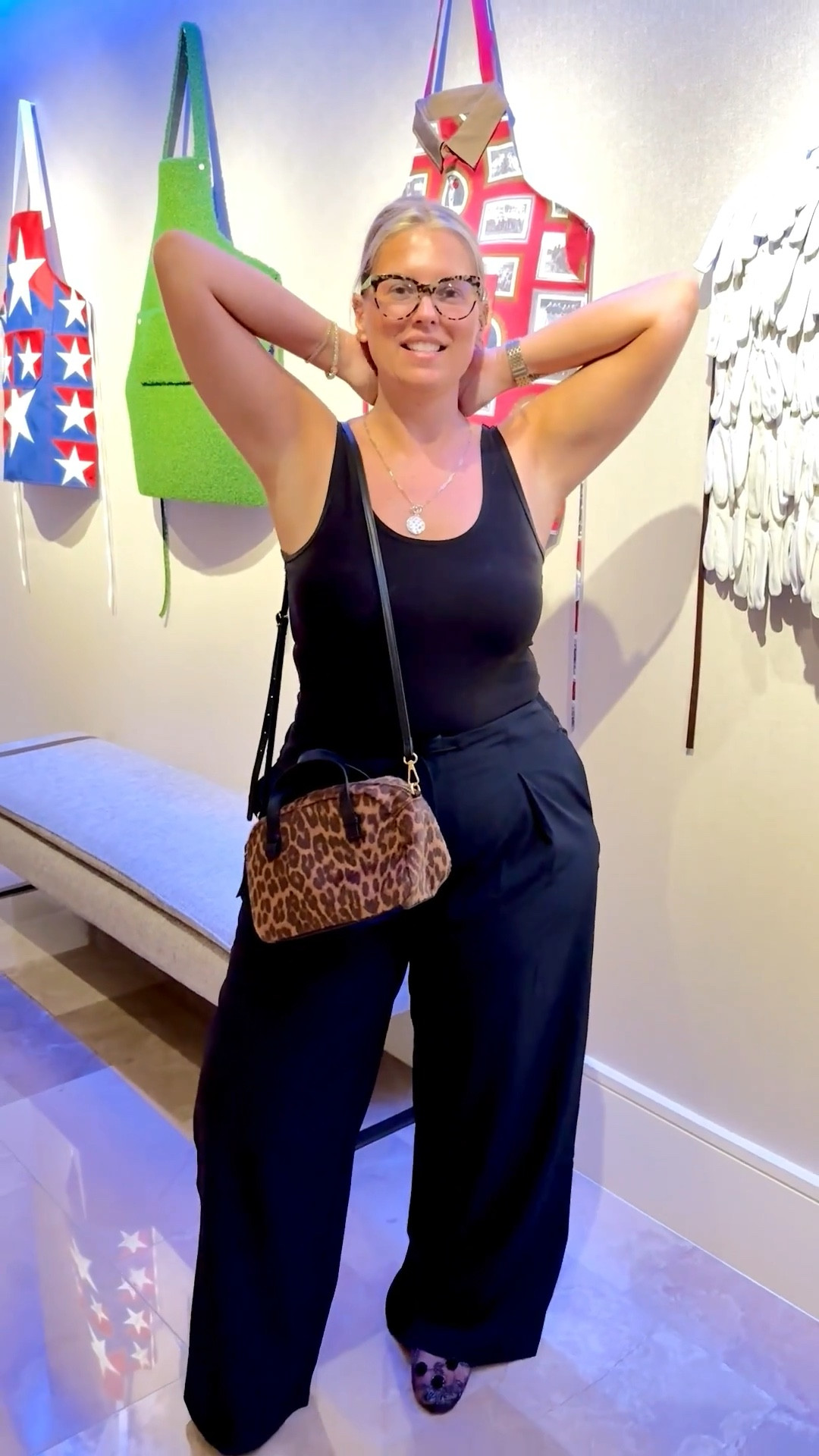 Pants, XL 
Tank, XL 
Shoes, TTS 

Black athleisure pants, athleisure slacks, cami 
#walmart #walmartfashion #walmartstyle  walmart fashion, walmart style, walmart outfit, walmart look, walmart fashion, found it at walmart, walmart fashion finds, walmart summer, walmart winter, walmart fall, walmart spring, walmart new arrivals, walmart outfit, walmart outfit inspo, walmart outfit inspiration, walmart curves, walmart curvy, curvy walmart, midsize walmart, walmart midsize, walmart ootd, walmart shopping, new at walmart  #leopard #print leopard print, leopard, leopard outfit, outfit with leopard, leopard belt, leopard shoes, leopard boots, leopard handbag, leopard purse, leopard bag, leopard accept, animal print, leopard inspiration, leopard outfit inspiration, leopard inspo, leopard pattern, animal print pattern, leopard shirt #ballet #flats #balletflats #workwear ballet flats, cute ballet flats, cute flats, affordable ballet flats, ballet flats under $30, ballet flats under $50, outfit with ballet flats, how to style ballet flats, ballet flats outfit, ballet flats style, ballet flats inspo, ballet flats ootd, ballet flats look, casual ballet flats, comfortable shoes, footwear, comfortable footwear #athletic #athleisure #sport #sporty #gym #exercise #workout #leggings #joggers #shorts #running #lifting athletic wear, athleisure wear, athletic style, athletic outfit, athletic look, athletic fashion, athleisure look, athleisure fashion, athleisure style, athleisure look, sporty fashion, sporty style, sport style, sporty look, sports bra, workout gear, workout style, workout clothing, athleisure clothing, athletic clothing, workout fashion finds, athleisure fashion finds, athletic fashion finds, gym clothes, midsize athleisure, curvy athleisure, midsize workout, curvy workout, midsize athletic, curvy athletic, curvy gym, midsize gym 

#LTKCon #LTKFindsUnder50 #LTKMidsize