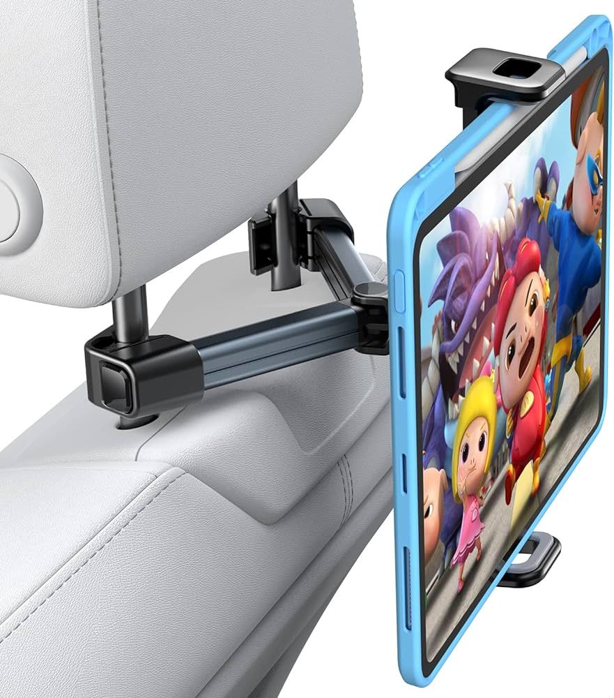 Mibhuvan Tablet iPad Holder for Car Headrest Tablet Mount, Universal Stretchable Car Tablet Holde... | Amazon (US)