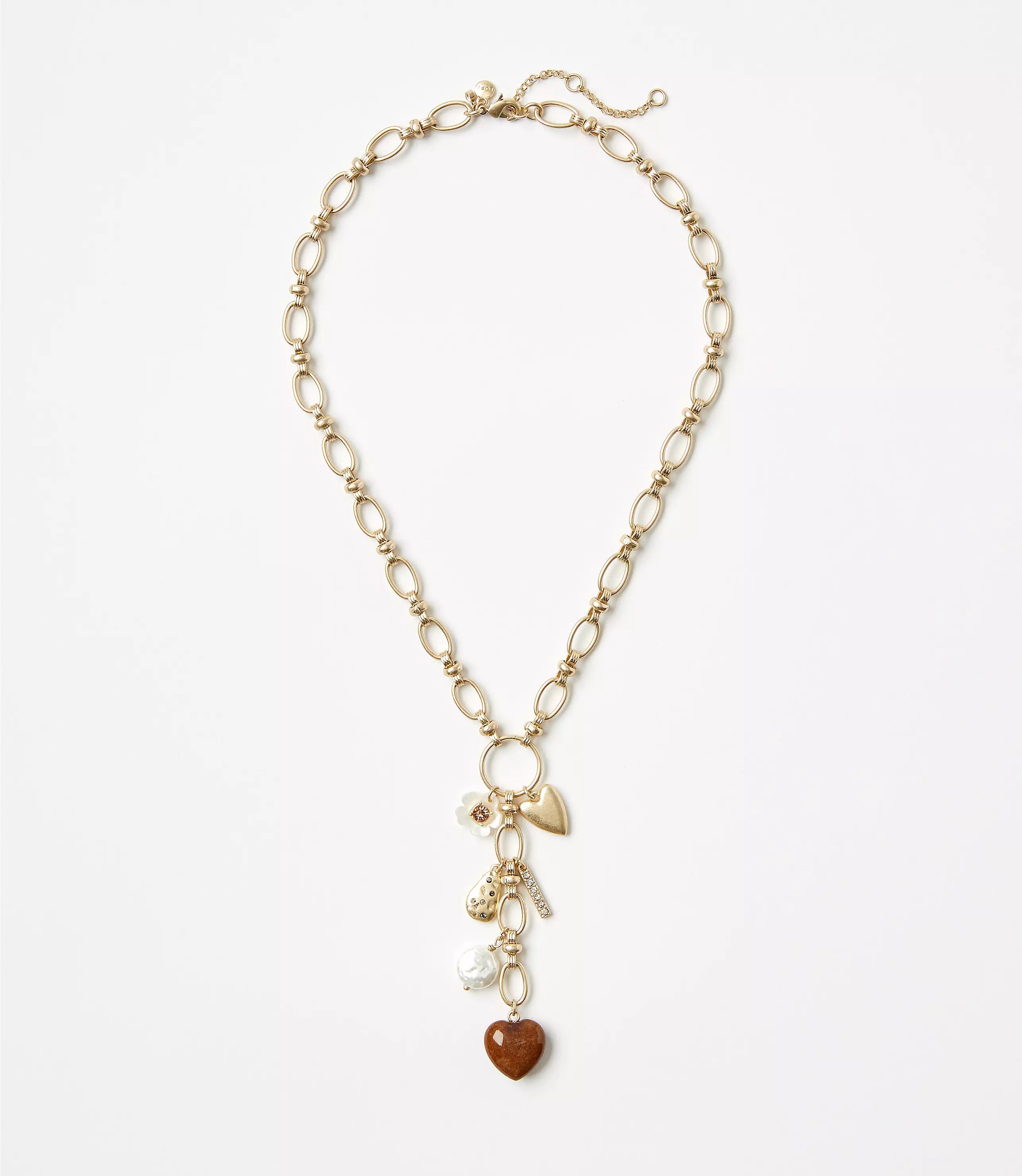 Charm Y Statement Necklace | LOFT