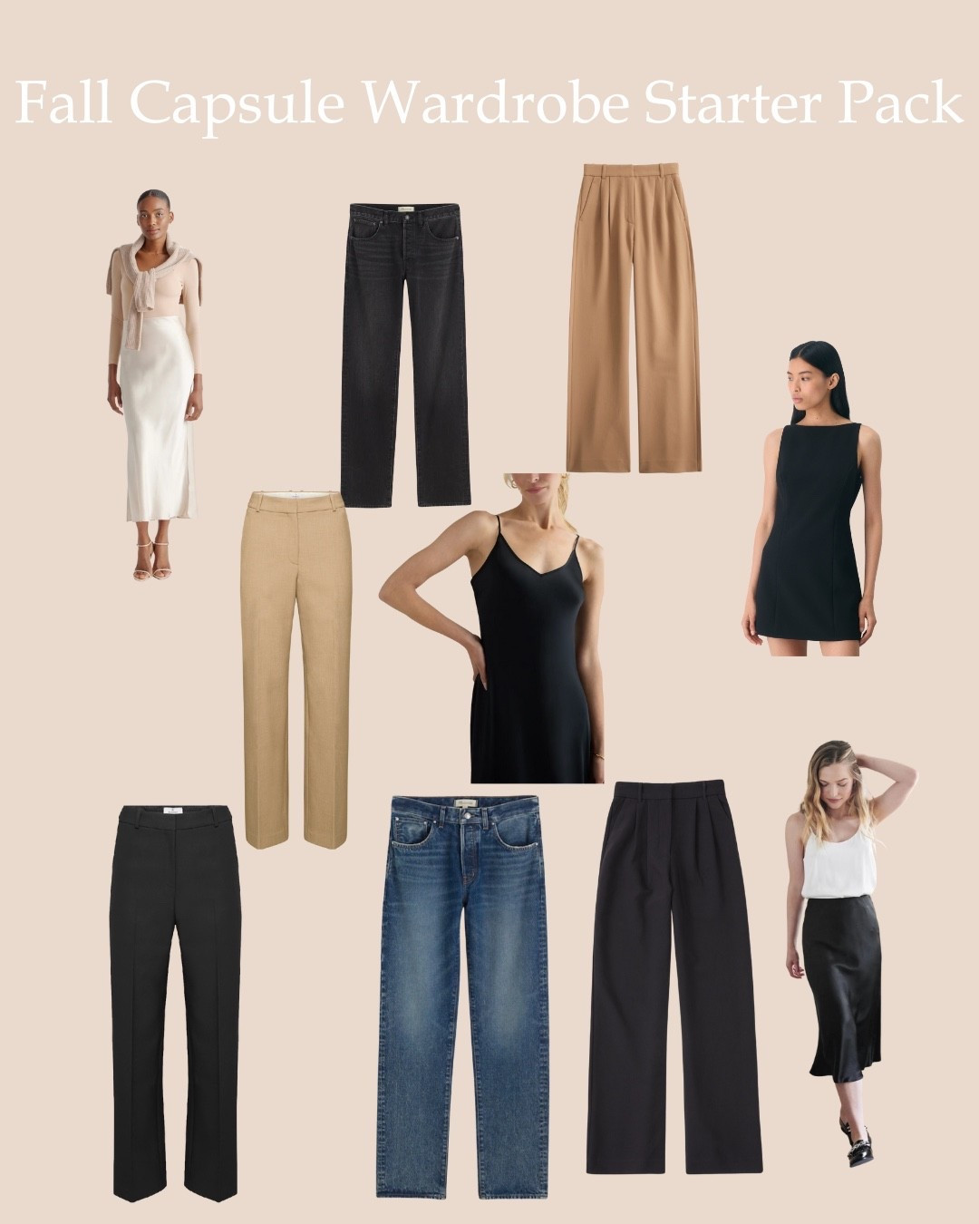 Fall Capsule Wardrobe Starter Pack 🤎

#falloutfits #fallcapsulewardrobe #capsulewardrobe 


#LTKStyleTip #LTKOver40