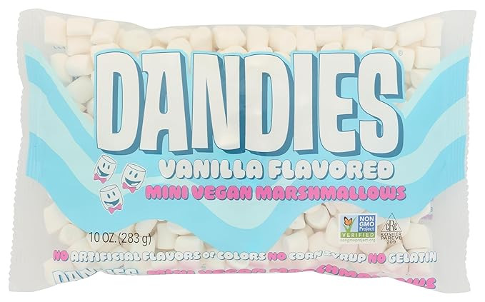 Dandies Mini Vegan Marshmallows, No Artificial Flavorings, Food Dyes, Corn Syrup, or Gelatin, Per... | Amazon (US)