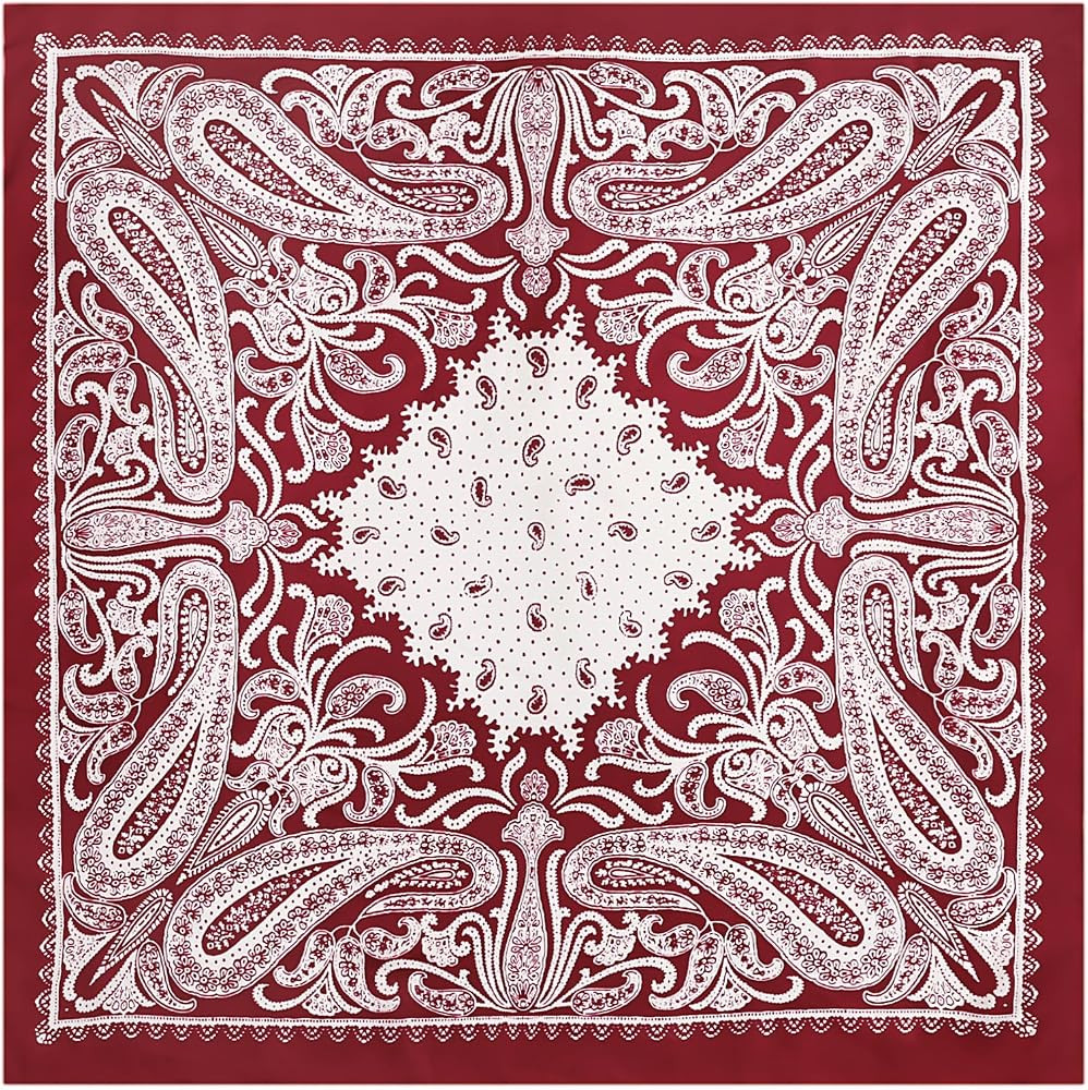 VANLINKER Paisley Satin Head Scarf for Women Men Versatile Silk-Like Hair Scarf Vintage Bandana L... | Amazon (US)