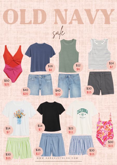 Old Navy 50% off sale!

Old Navy, summer, sale, shorts, swimsuit, vacation 

Follow @sarah.joy for more sale finds! 

#LTKSeasonal #LTKsalealert