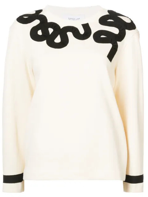 Long Sleeve Sweatshirt with Embroidery | FarFetch US