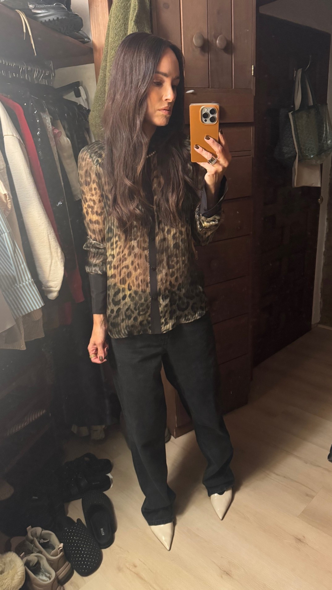 Sheer animal prints for fall 🤎